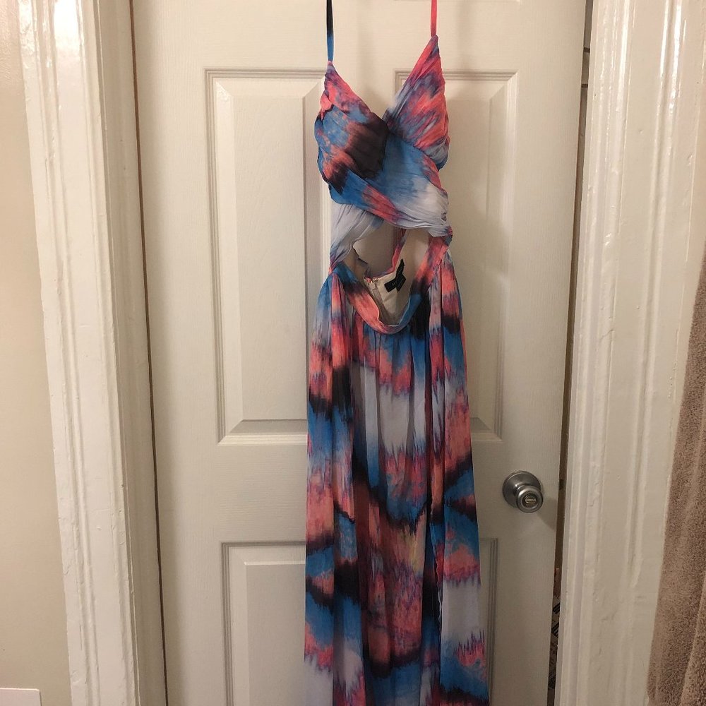 Woman's Multicolored Maxi Dress